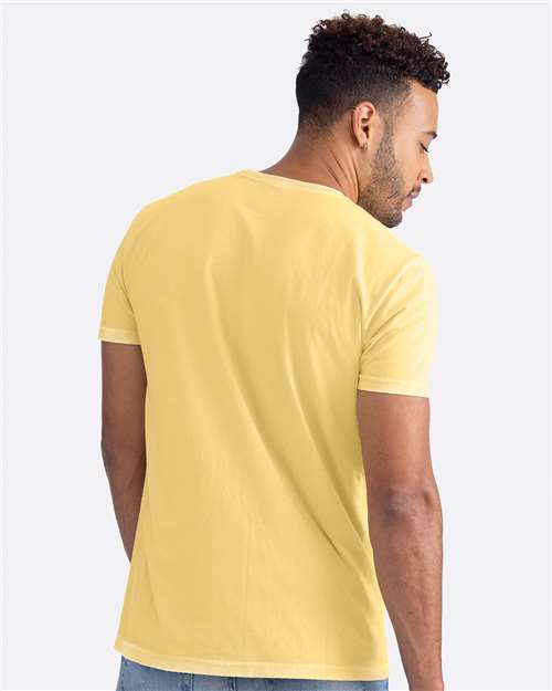 Washed Banana Cream Soft Wash T-Shirt - 3600SW