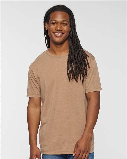 Washed Coyote Brown Vintage Wash Tee - 6902