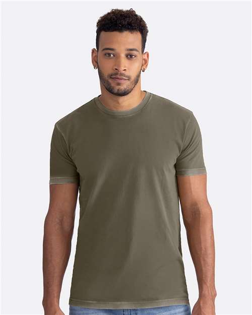 Washed Military Green Soft Wash T-Shirt - 3600SW