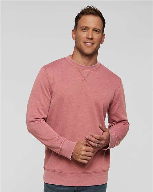 Washed Rouge Vintage Wash Fleece Crewneck Sweatshirt - 6935