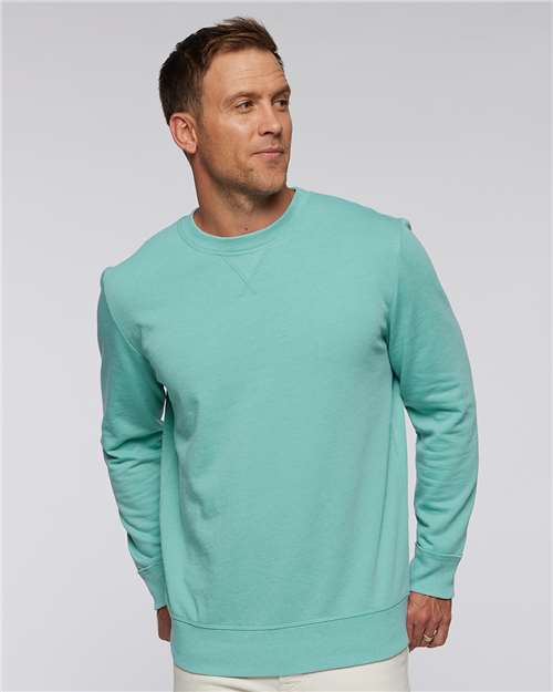 Washed Saltwater Vintage Wash Fleece Crewneck Sweatshirt - 6935