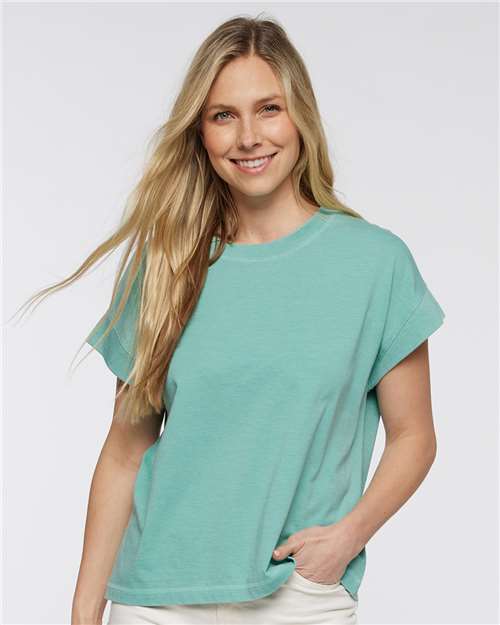 Washed Saltwater Women's Relaxed Vintage Wash Tee - 3502