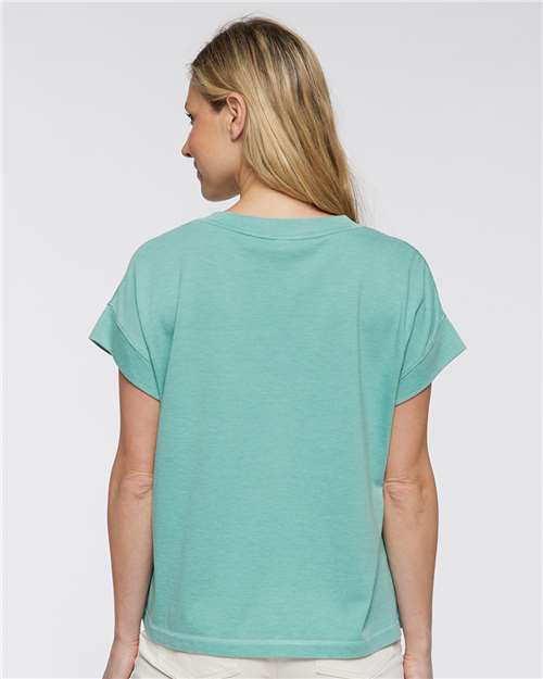 Washed Saltwater Women's Relaxed Vintage Wash Tee - 3502