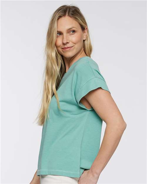 Washed Saltwater Women's Relaxed Vintage Wash Tee - 3502