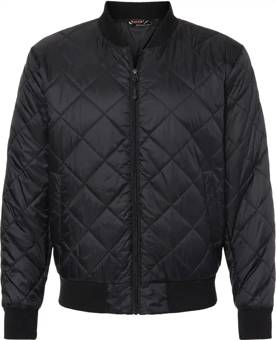 Weatherproof 21752 Heatlast™ Quilted Packable Bomber - Black - s