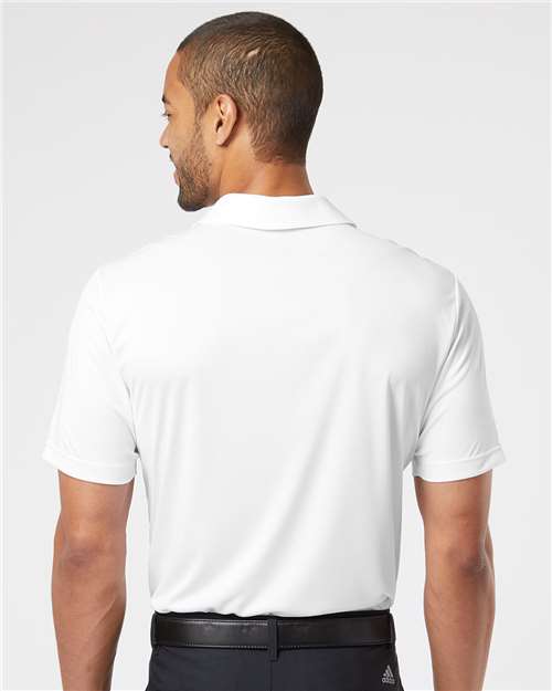 White/ Black 3-Stripes Chest Polo - A324