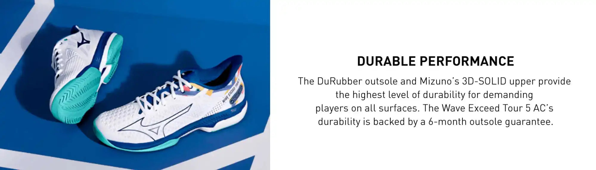 Mizuno Tour 5 AC Tennis Shoe Comfort Stability Durable Pereformance