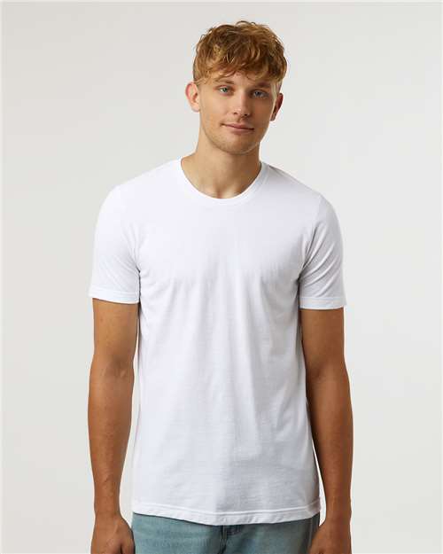 White Combed Cotton T-Shirt - 602