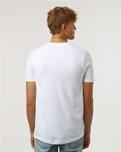 White Combed Cotton T-Shirt - 602