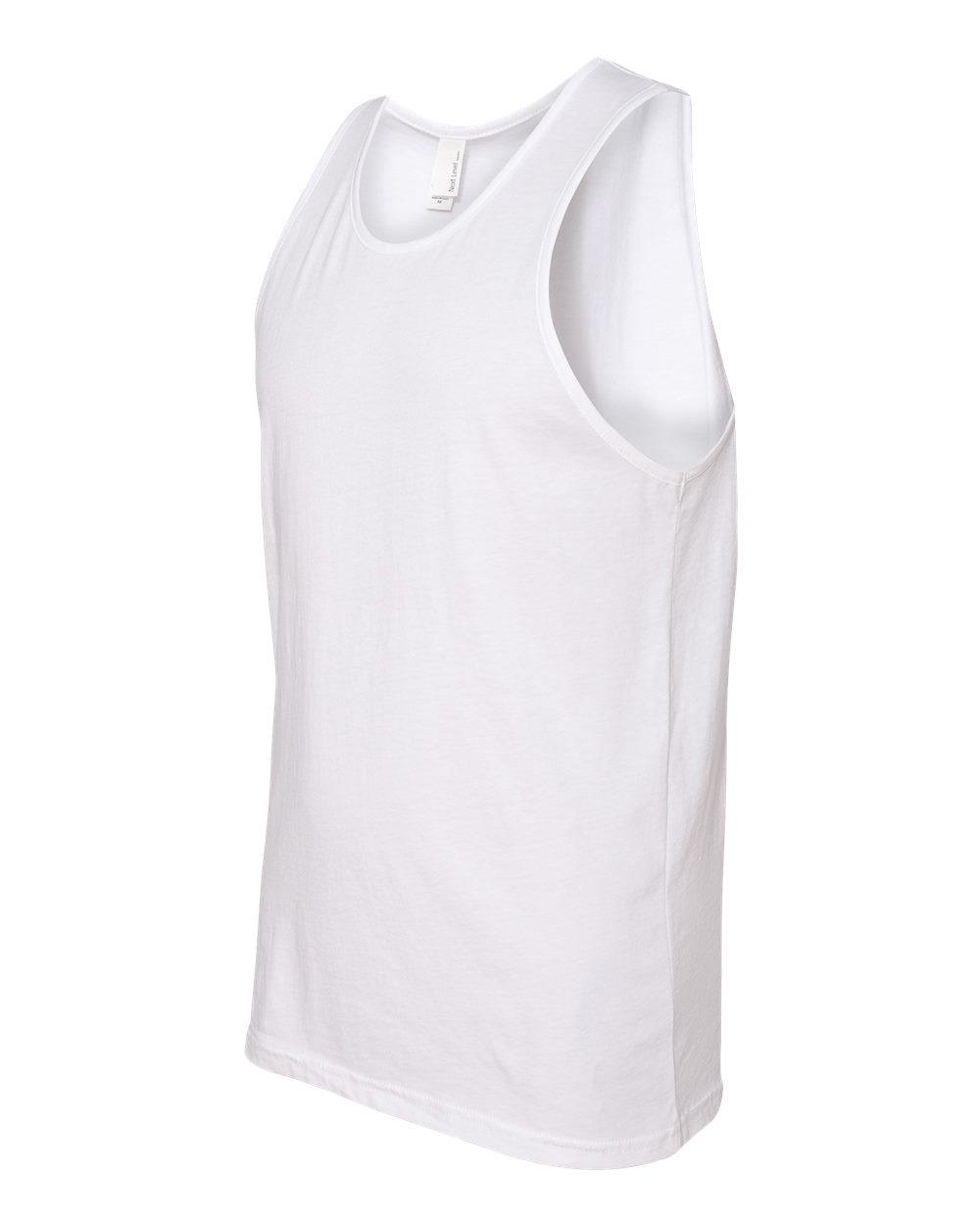 White Cotton Muscle Tank - 3633