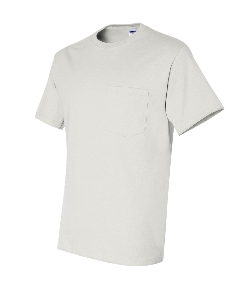 White Dri-Power® 50/50 Pocket T-Shirt - 29MPR