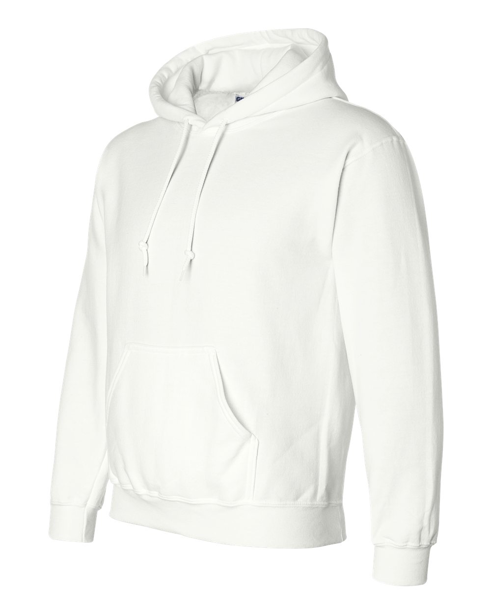White DryBlend® Hooded Sweatshirt - 12500