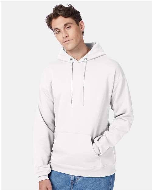 White Ecosmart® Hooded Sweatshirt - P170