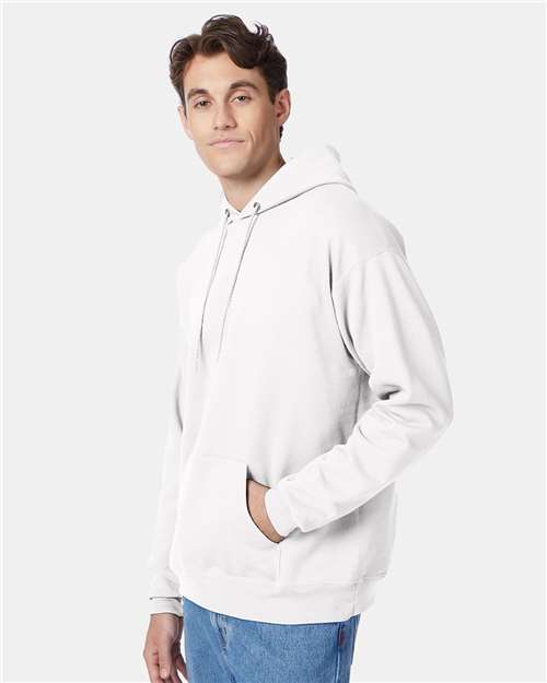 White Ecosmart® Hooded Sweatshirt - P170