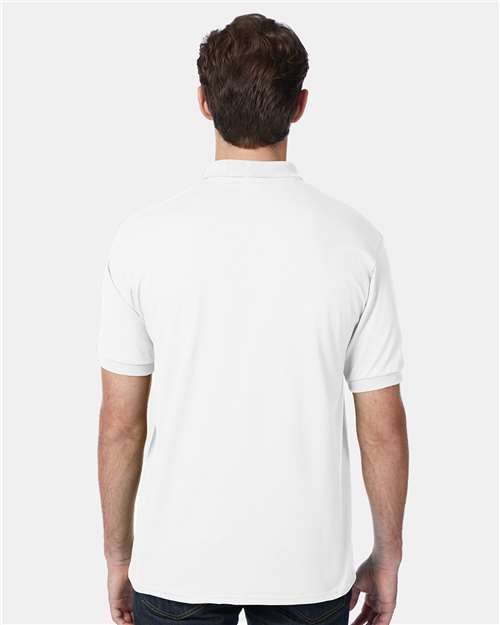 White Ecosmart® Jersey Polo - 054X