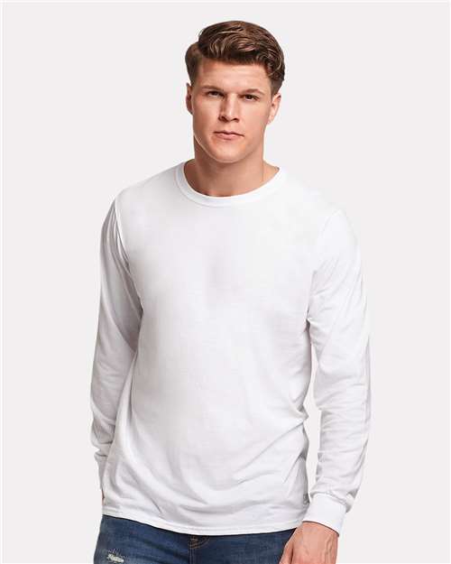 White Essential Long Sleeve T-Shirt - BU3102