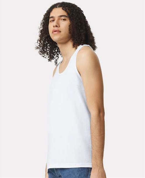 White Fine Jersey Tank - 2408