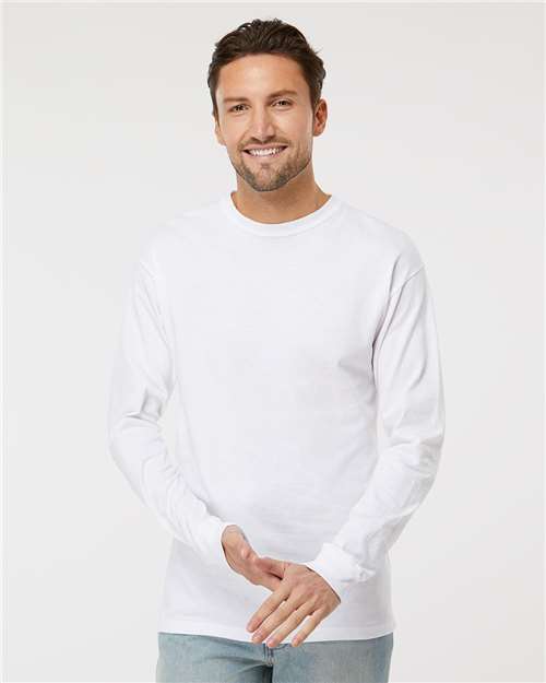 White Gold Soft Touch Long Sleeve T-Shirt - 4820