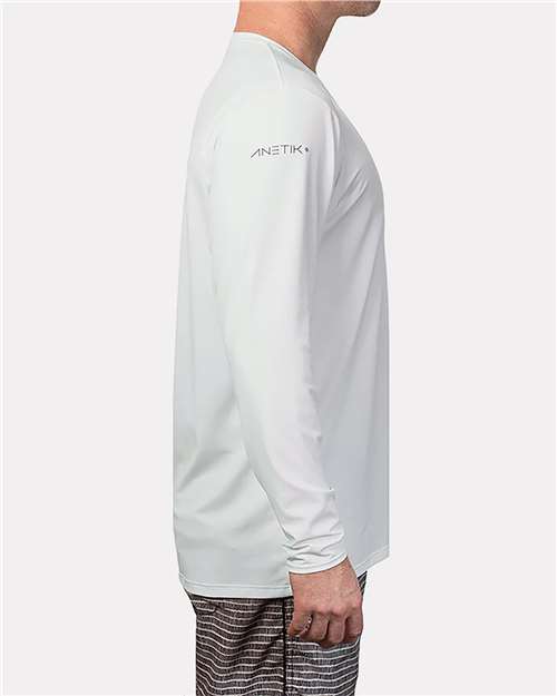 White Heathered Low Pro Tech Long Sleeve T-Shirt - MVLPRL8