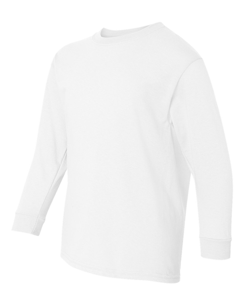 White Heavy Cotton™ Youth Long Sleeve T-Shirt - 5400B