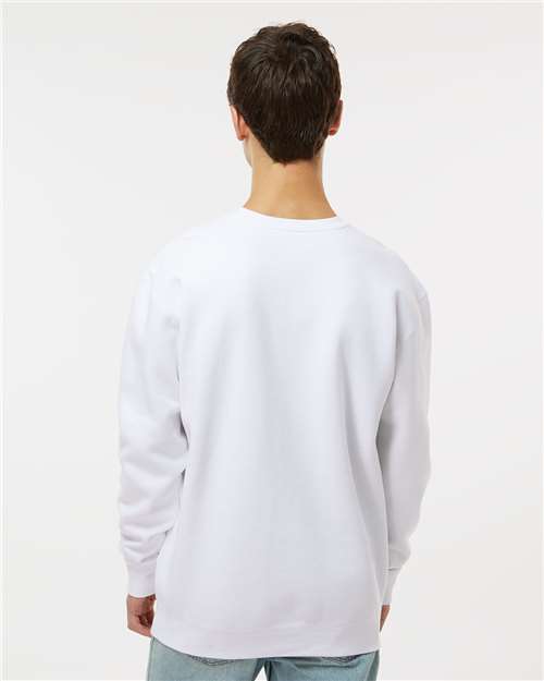 White Heavyweight Crewneck Sweatshirt - IND3000