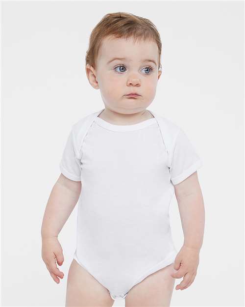 White Infant Fine Jersey Bodysuit - 4424