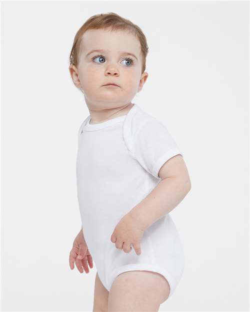 White Infant Fine Jersey Bodysuit - 4424