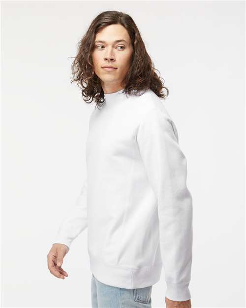 White Legend - Premium Heavyweight Cross-Grain Crewneck Sweatshirt - IND5000C