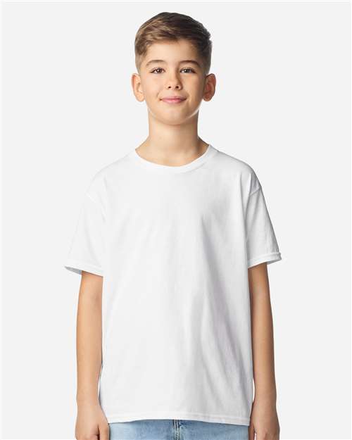 White Light Cotton Youth T-Shirt - 3000B