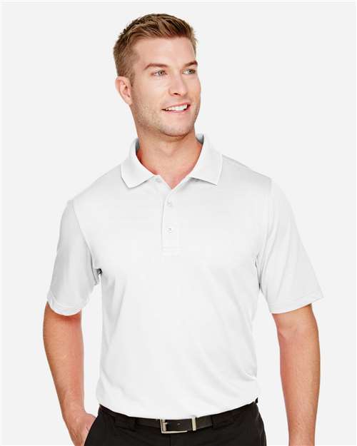 White Men's Advantage Snag Protection Plus Polo - M348
