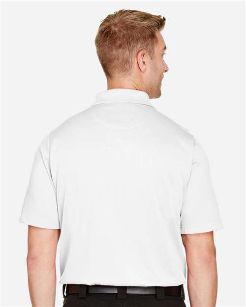 White Men's Advantage Snag Protection Plus Polo - M348