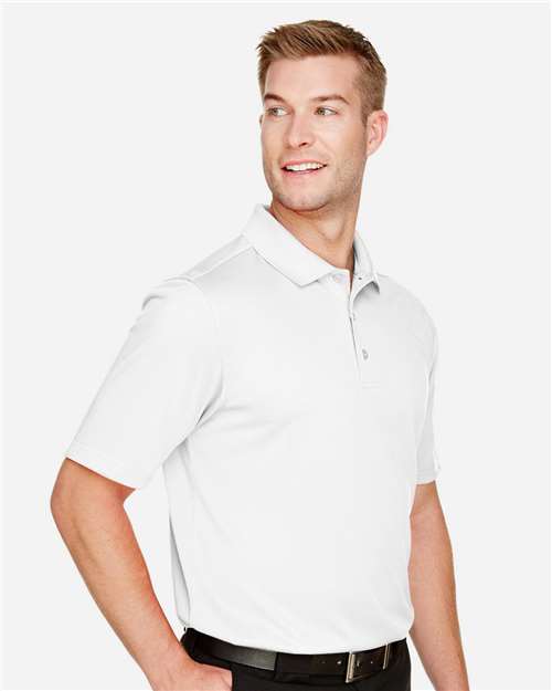 White Men's Advantage Snag Protection Plus Polo - M348