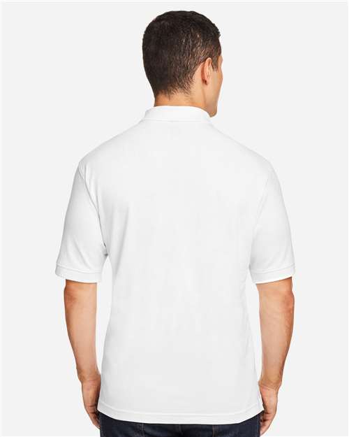 White Men's Pique Polo - M200