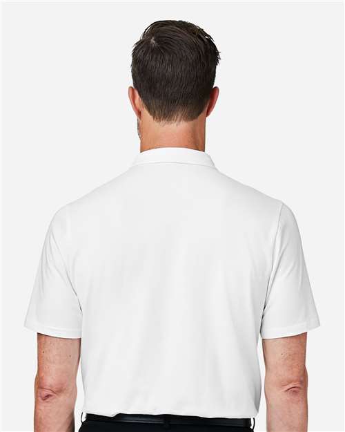 White Men's Raleigh Stretch Polo - DG120
