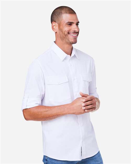 White Men's Ultra UVP® Marina Shirt - CE510L