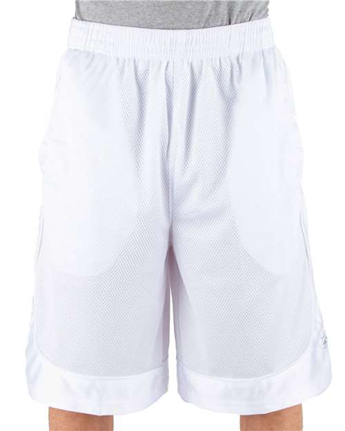 White Mesh Shorts - SHBMS