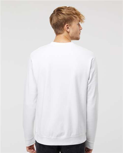 White Midweight Crewneck Sweatshirt - SS3000