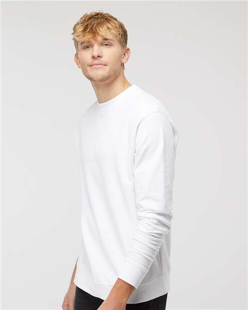 White Midweight Crewneck Sweatshirt - SS3000