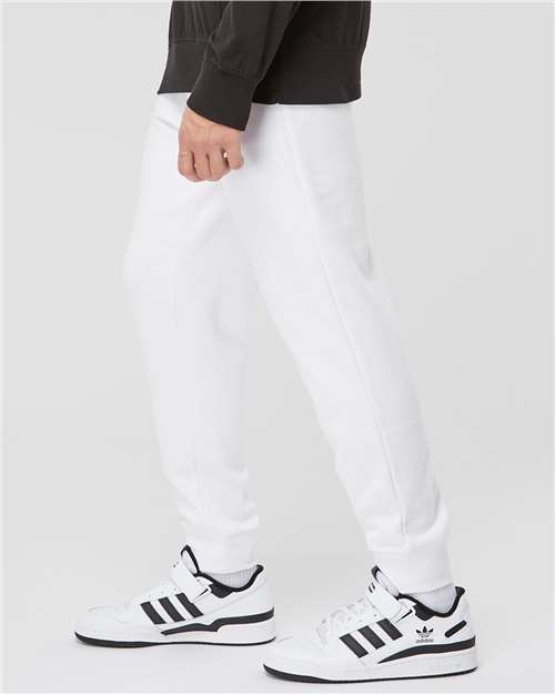 White Midweight Fleece Pants - IND20PNT