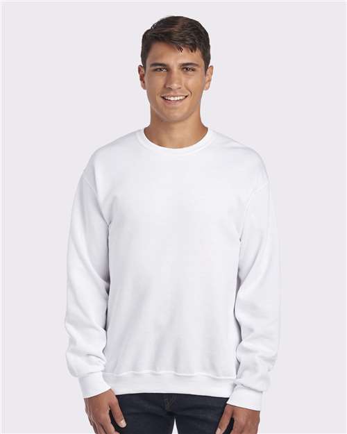 White NuBlend® Crewneck Sweatshirt - 562MR
