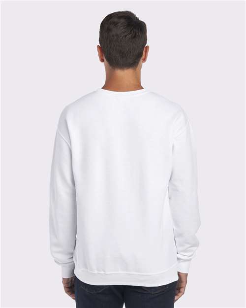 White NuBlend® Crewneck Sweatshirt - 562MR