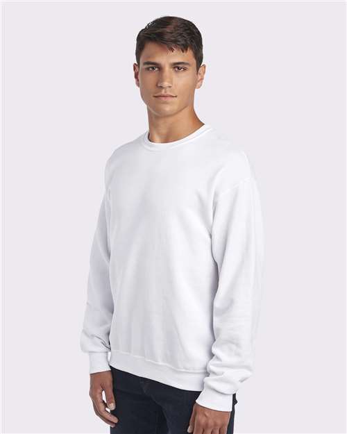 White NuBlend® Crewneck Sweatshirt - 562MR