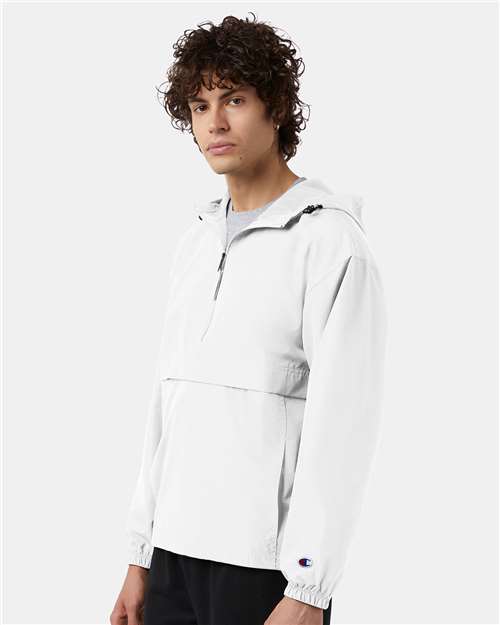 White Packable Anorak Jacket - CO200
