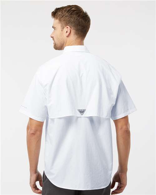 White PFG Bahama™ II Short Sleeve Shirt - 212464