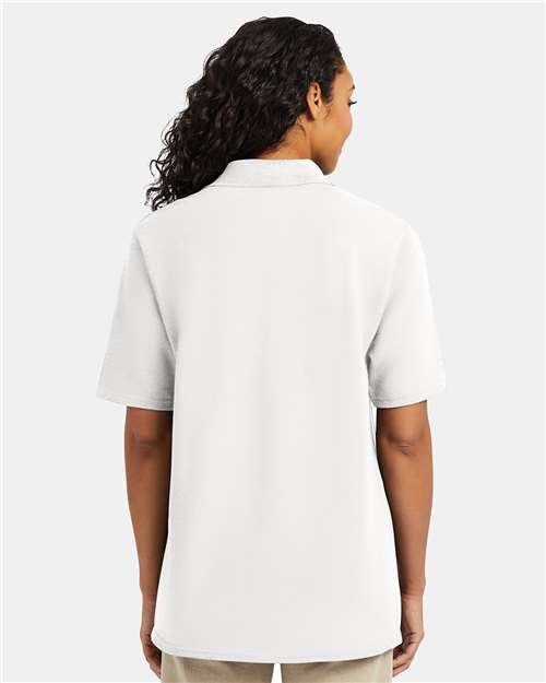 White Piqué Polo - 055P