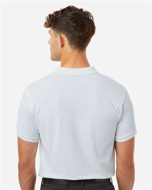 White Pique Polo - 62800