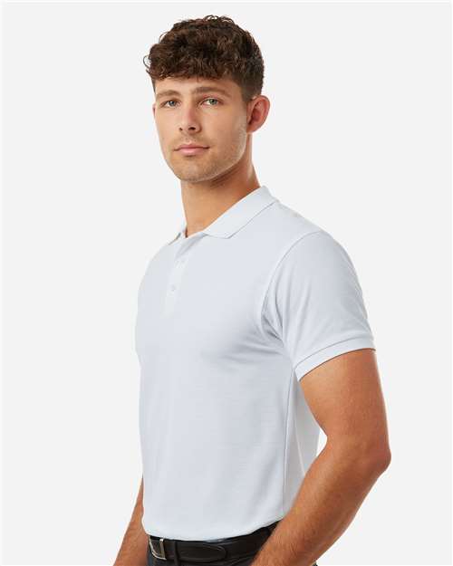 White Pique Polo - 62800