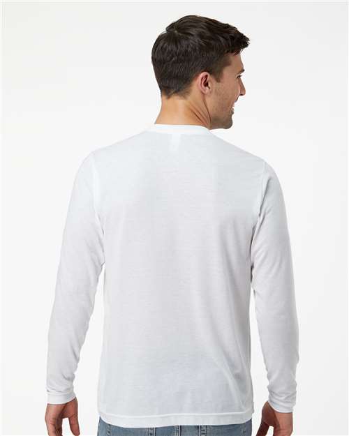White Poly-Rich Long Sleeve T-Shirt - 242