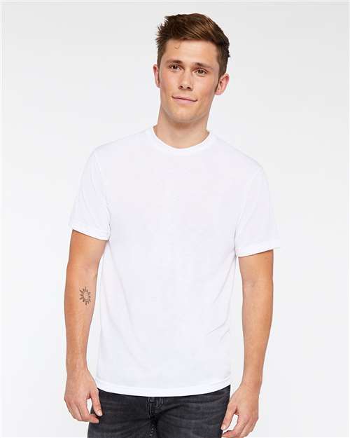 White Polyester Sublimation Tee - 1910