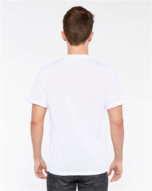 White Polyester Sublimation Tee - 1910